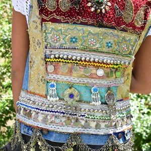 Up-cycled Bohemian Denim Jacket